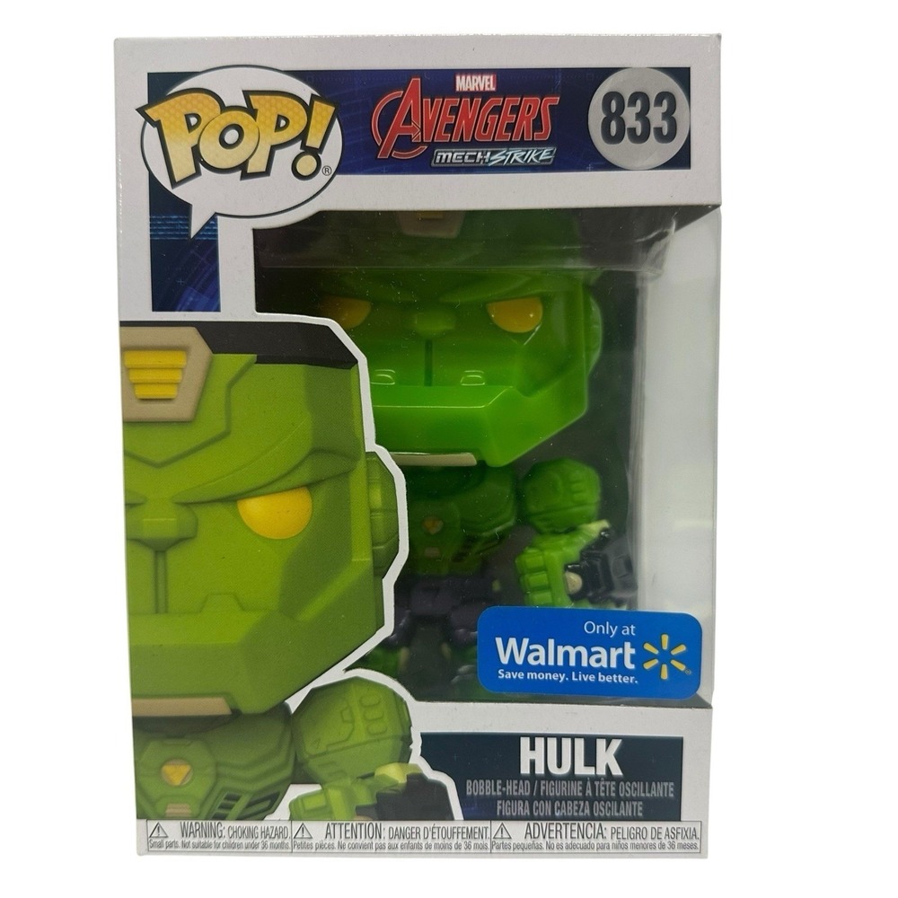 Funko Pop Marvel Avengers Mech Strike Hulk #833 Walmart Exclusive Vinyl Figure